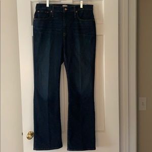 JCrew Curvy Full Length Demi Boot Jeans- sz 32